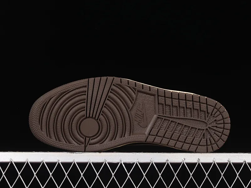 All categories Air Jordan Jordan series basketball shoes Air Jordan 1 Low pure original version Travis Scott x Jordan 1 low AJ 1 OG barb reverse hook grimace low top CQ4277-001